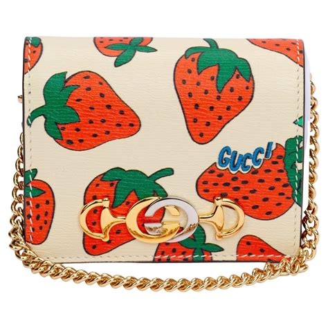 gucci strawberry case|gucci wallets on sale.